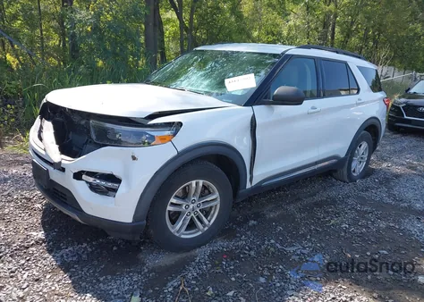 2020 Ford Explorer Xlt z USA, uszkodzony, nr VIN 1FMSK8DH3LGA28531